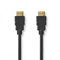 Nedis Câble ultra haute vitesse HDMI | HDMI™ Connecteur | HDMI™ Connecteur | 8K@60Hz | 48 Gbps | 5.00 m | Rond | 8.3 mm | Noir | Label