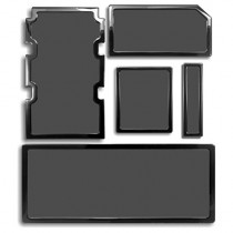 DEMCiflex Demciflex Staubfilter-Set pour Corsair Obsidian 750D - schwarz/schwarz