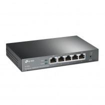 TPLINK SafeStream Gigabit VPN Router  SafeStream Gigabit Multi-WAN VPN Router 1xGigabit WAN Port + 3x Gigabit WAN/LAN Ports + 1x Gigabit LAN Port