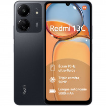 Xiaomi smartphone Redmi 13C 256Go Noir