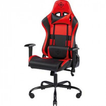 DELTACO GAMING Chaise de gaming Deltaco GAM-096-R, cuir, rouge