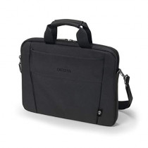 DICOTA Sacoche Slim Case BASE Eco Noir Pour PC portable 15"-15.6" Polyester, Rem