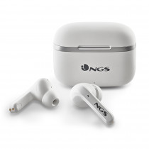 NGS Ecouteurs intra-auriculaires sans fil Bluetooth  Artica Crown (Blanc)