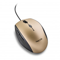 NGS Souris filaire  Moth (Noir/Or)