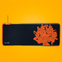 Subsonic Tapis de souris Dragon Ball Super - Taille XL RGB (Noir)/Orange