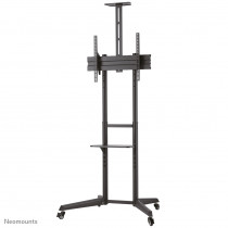 NEOMOUNTS BY NEWSTAR Mobile Floor Stand incl. AV- and cam shelf height adjustable 128.5-145cm