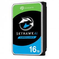 Seagate Surv. Skyhawk AI 16To HDD  Surveillance AI Skyhawk 16To HDD SATA 6Gb/s 256Mo cache 8.9cm 3.5p CMR Helium BLK