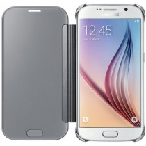 SAMSUNG Clear View Cover Argent Galaxy S6