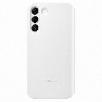 SAMSUNG Coque Smart Clear View S22+ Blanc