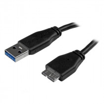 STARTECH Câble slim USB 3.0 Type-A vers micro USB 3.0 B (Mâle/Mâle - 0.15 m)