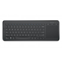 Microsoft MS All-in-One Media Keyboard black (DE) MS All-in-One cordless Media Keyboard incl. Touchpad black (DE)