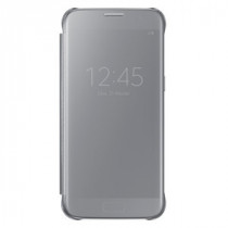 SAMSUNG Clear View Cover Argent pour Samsung Galaxy S7