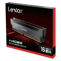 Lexar Kit Barrettes mémoire 16Go (2x8Go) DIMM DDR4  Hades RGB PC4-28800 (3600 Mhz) (Noir)