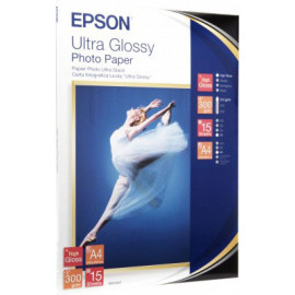 EPSON C13S041927 - Papier glacé qualité photo A4 (15 feuilles)