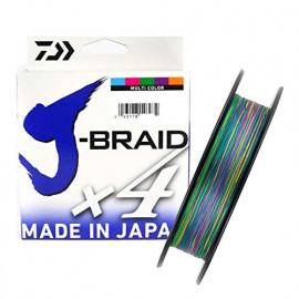 Daiwa J-Braid X4 Fil de pêche 300 m Multicolore 0,15 mm