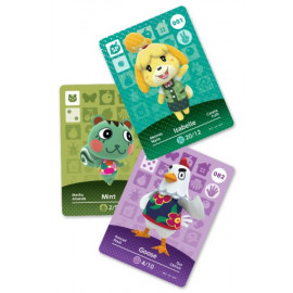 Nintendo pack_cartes_amiibo__3_cartes_animal_crossing_serie_1
