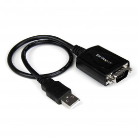STARTECH Adaptateur USB vers port DB-9 (Série RS-232) - Mâle / Mâle - 0.4 m