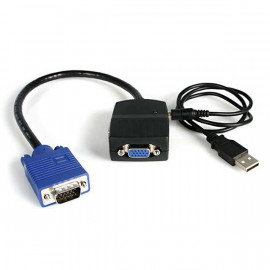 STARTECH Splitter vidéo VGA alimenté par USB - 1x VGA (Mâle) vers 2x VGA (Femelle)