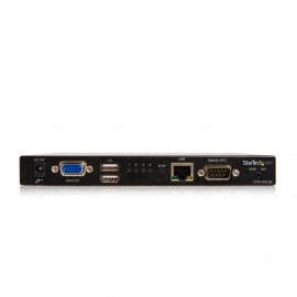 STARTECH Switch KVM USB VGA sur IP à 4 ports avec medias virtuels -  Commutateur KVM à distance