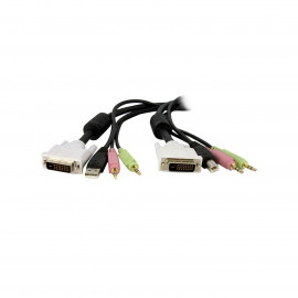 STARTECH Câble de commutateur KVM DVI-D Dual Link USB