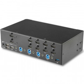 STARTECH Switch KVM USB-C double affichage 4 ports HDMI avec hub USB intégré