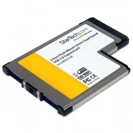 STARTECH Carte Adaptateur ExpressCard/54 vers 2 Ports USB 3.0 avec Support UASP