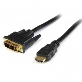 STARTECH Câble HDMI mâle / DVI-D Single Link mâle / HDMI mâle - connecteurs Or (2 mètres)
