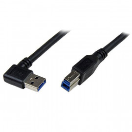 STARTECH Câble USB 3.0 SuperSpeed A vers B coudé à angle droit de 90° 1 m