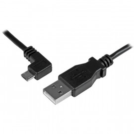 STARTECH Câble de charge et synchronisation USB 2.0 Type-A vers micro USB 2.0 B coudé vers la gauche