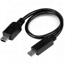 STARTECH Câble OTG micro USB vers mini USB (Mâle/Mâle) - 20 cm