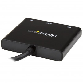 STARTECH Adaptateur USB-C vers HDMI (compatible 4K) avec Power Delivery et USB-A