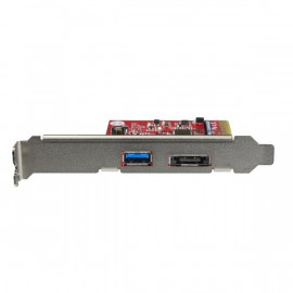 STARTECH Carte contrôleur PCIe à USB 3.1 et eSATA III