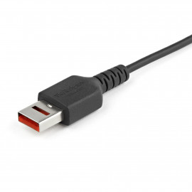 STARTECH 1M SECURE CHARGING CABLE- USB-A