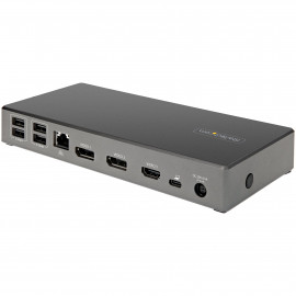 STARTECH Station d'accueil USB-C Triple 4K 30 Hz avec Power Delivery 100 W