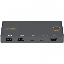 STARTECH 2 Port USB-A+HDMI/USB-C KVM Switch 4K