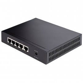 STARTECH Le commutateur réseau non géré offre cinq ports Ethernet à plusieurs vitesses (10/100/1000/2500 Mbps) dans un boîtier compact et durable entièrement métallique tout en restant silencieux et économe en énergie (IEEE 802.3az). Ce commutateur rés