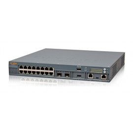 HPE HPE Aruba 7010 (RW) 16p 150W PoE+ 10/100/1000BASE-T 1G BASE-X SFP 32 AP and 2K Clients Controller