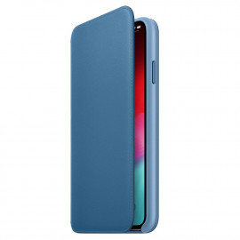 APPLE Étui Folio en cuir Bleu iPhone Xs Max