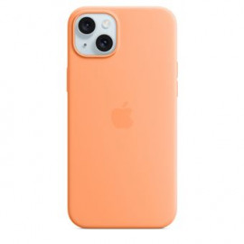 APPLE Coque en silicone avec MagSafe pour iPhone 15 Plus