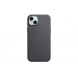 APPLE Coque en tissage fin avec MagSafe pour iPhone 15 Plus- Noir