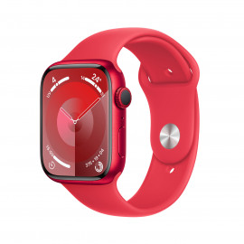 APPLE Watch Series 9 GPS Aluminium (PRODUCT)RED Sport Band S/M 45 mm