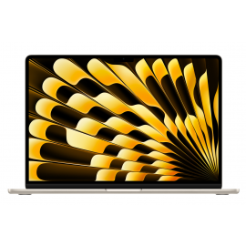 APPLE MacBook Air 15,3" 512Go SSD 16Go RAM Puce M3 CPU 8 cœurs GPU 10 cœurs Lumière stellaire Nouveau