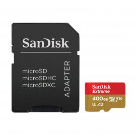 sandisk Extreme microSDXC 400GB+SD 190MB/s
