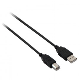 V7 N2USB2AB-05M câble USB 5 m USB 2.0 USB A USB B Noir