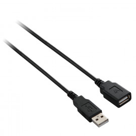 V7 CABLE USB NOIR M-F 1.8M