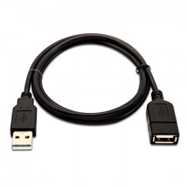 V7 CABLE USB A M-F NOIR 1M