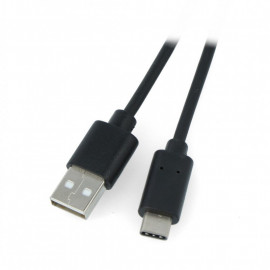 V7 USB-C 2.0 CABLE 480MB 1M BLACK