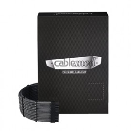 CableMod C-Series PRO ModMesh Cable Kit pour Corsair AXi/HXi/RM (Yellow Label) - carbon