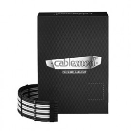 CableMod C-Series PRO ModMesh Cable Kit pour Corsair AXi/HXi/RM (Yellow Label) - noir/blanc