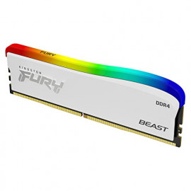 KINGSTON 16Go 3600MT/s DDR4 CL18 DIMM FURY Beast White RGB SE
